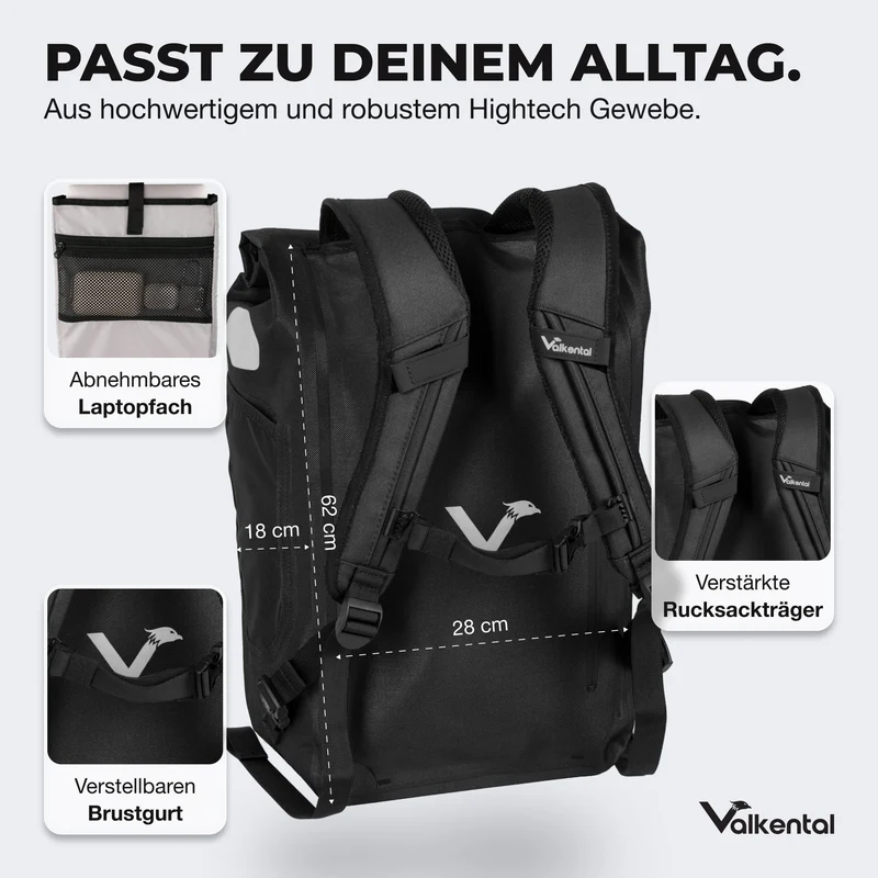 UrbanX 2.0 - 2in1 Fahrradtasche & Rucksack für die Stadt - B-Ware