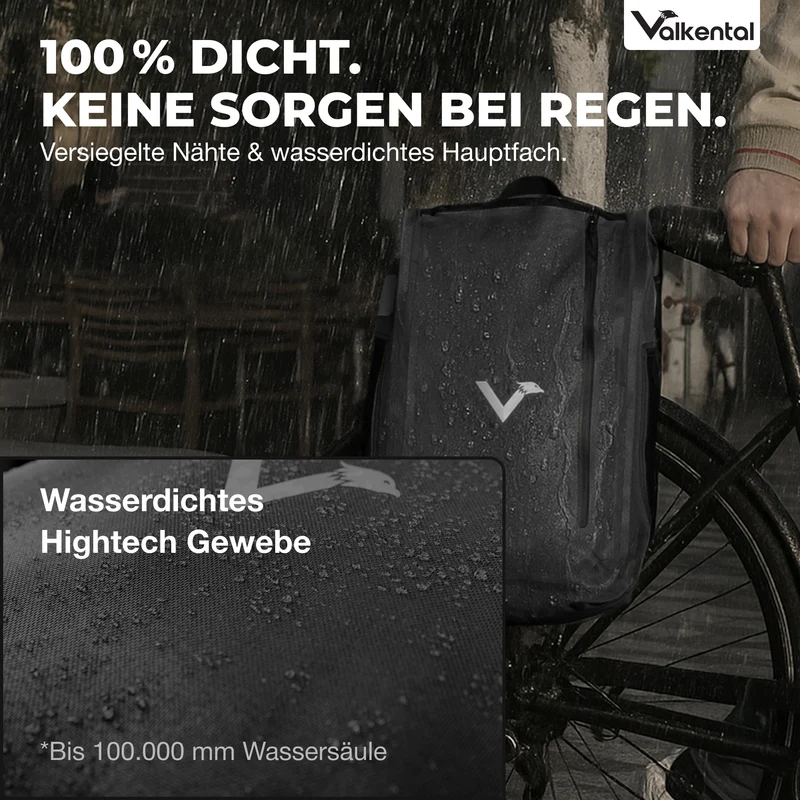 UrbanX 2.0 - 2in1 Fahrradtasche & Rucksack für die Stadt - B-Ware