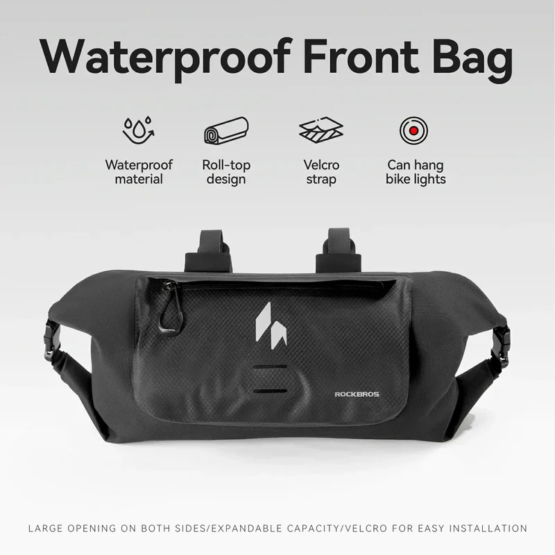 100% Wasserdichtes Fahrradtasche Lenkertasche 8L AS-154 RideMate