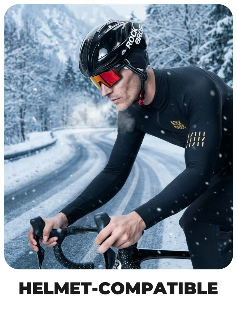 Winter Fahrrad Unterziehmütze für Kopfumfang 54-61см