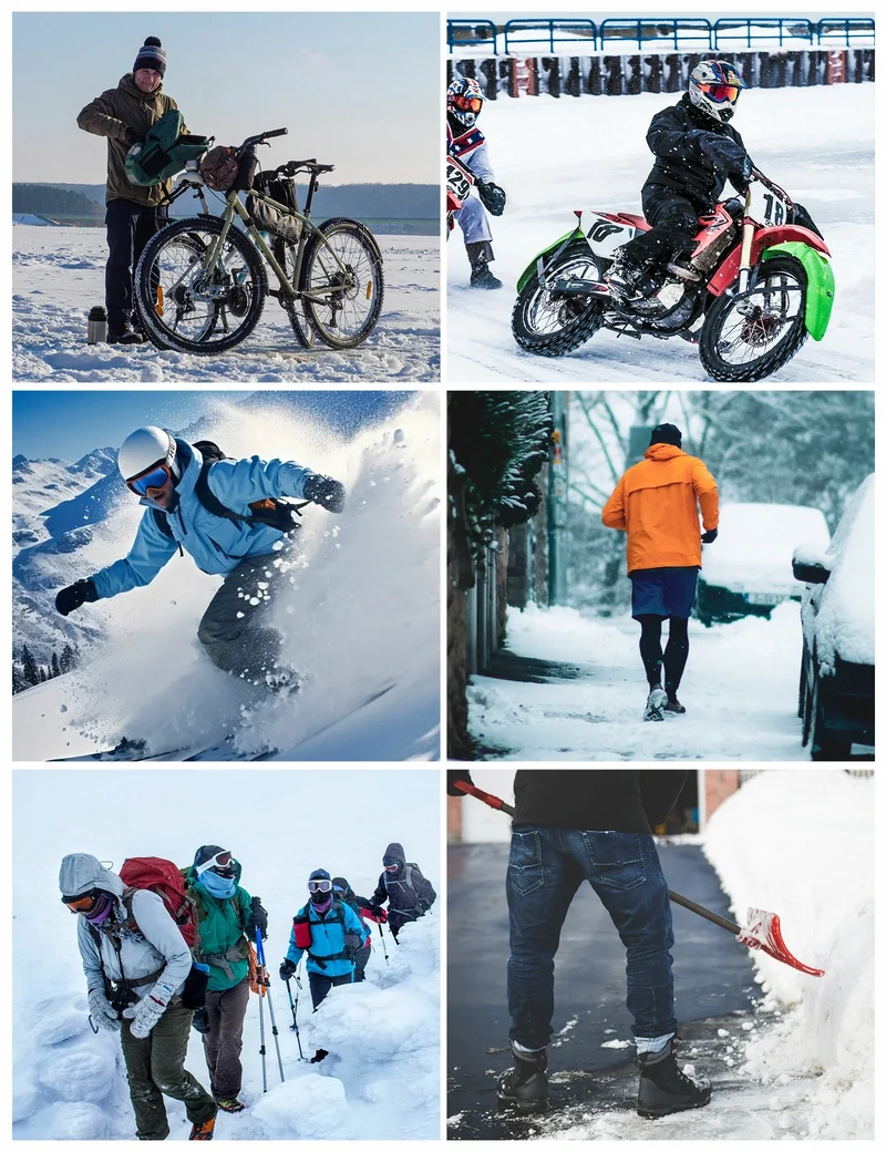 Winter Fahrrad Unterziehmütze für Kopfumfang 54-61см
