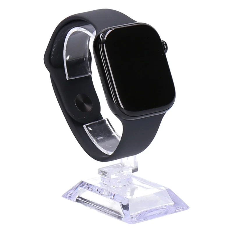 Apple Watch Series 10 46mm GPS + 4G Diamantschwarz Aluminiumgehäuse, Sportarmband Schwarz M/L