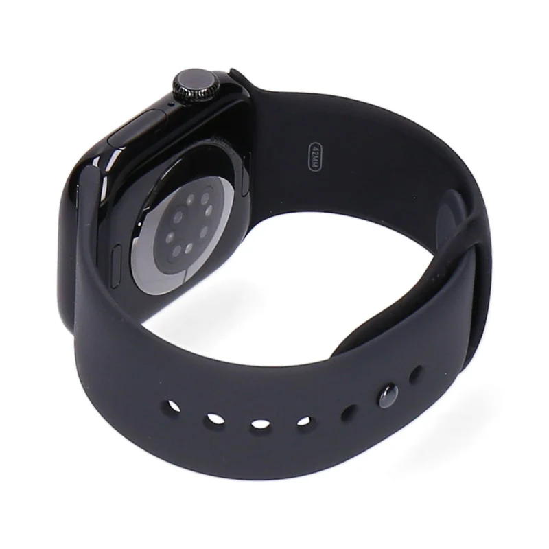 Apple Watch Series 10 42mm GPS + 4G Diamantschwarz Aluminiumgehäuse, Sportarmband Schwarz Gr. S/M