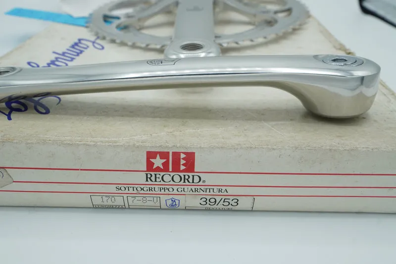 Campagnolo Record Kurbel 7/8 Fach | Crankset 7/8 Speed NEW with Box