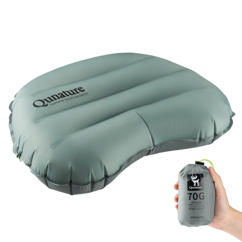Qunature Aufblasbares Camping Kissen voor Outdoor Wandern