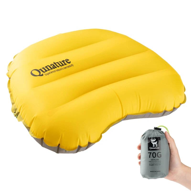 Qunature Aufblasbares Camping Kissen voor Outdoor Wandern