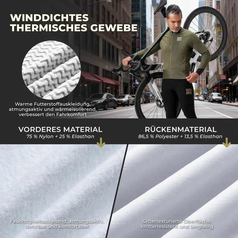 Fahrradjacke met reflexelementen Atmungsaktiv & Praktisch Herren