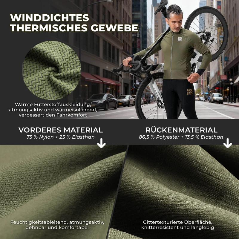 Fahrradjacke met reflexelementen Atmungsaktiv & Praktisch Herren