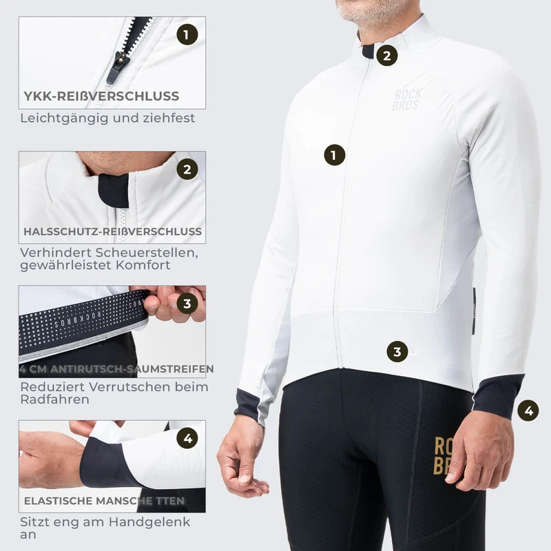 Fahrradjacke met reflexelementen Atmungsaktiv & Praktisch Herren