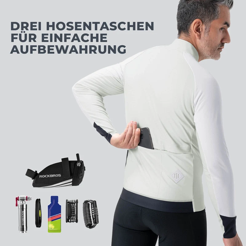 Fahrradjacke met reflexelementen Atmungsaktiv & Praktisch Herren