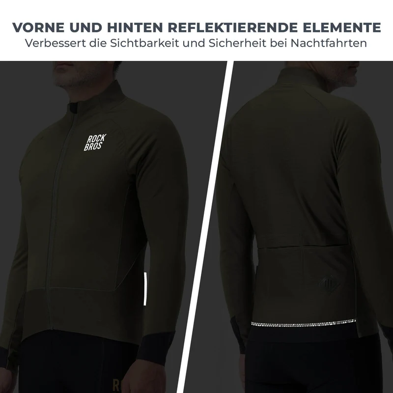 Fahrradjacke met reflexelementen Atmungsaktiv & Praktisch Herren
