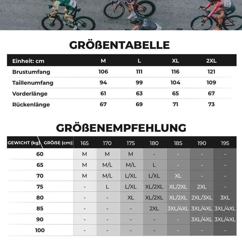 Fahrradjacke met reflexelementen Atmungsaktiv & Praktisch Herren