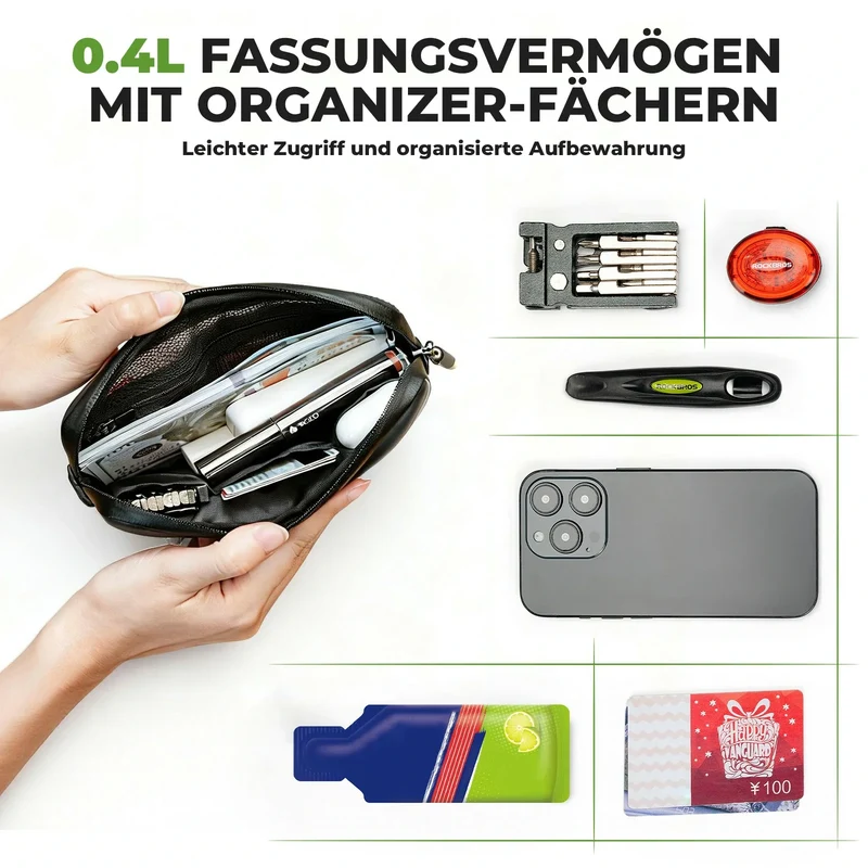 ROAD TO SKY Nachhaltige Beutel uit recycelten Reifen 0,4L