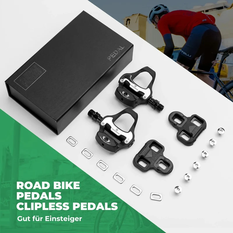 SPD Fahrradpedale 146g Leichtgewicht LOOK KEO Compatibel