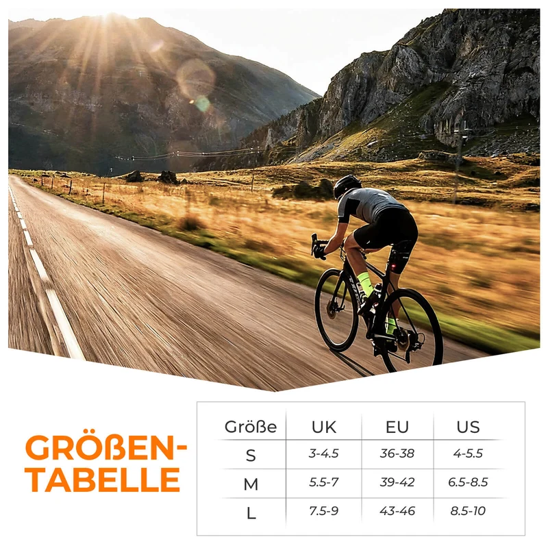 Fahrradsocken Atmungsaktive Kompressiesocken