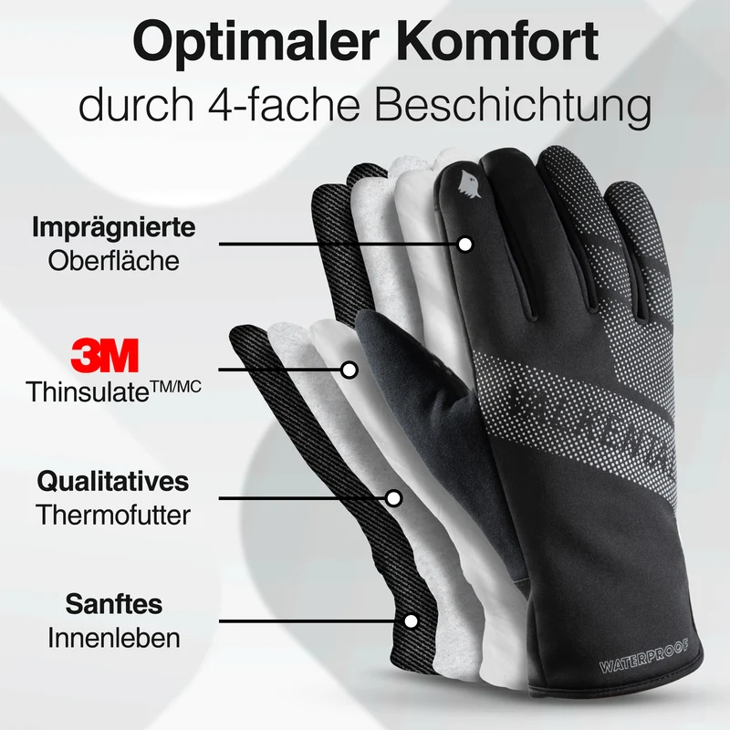 GloRider V2 Ultra - Wasserdichter Winterhandschuh mit 3M Isolation