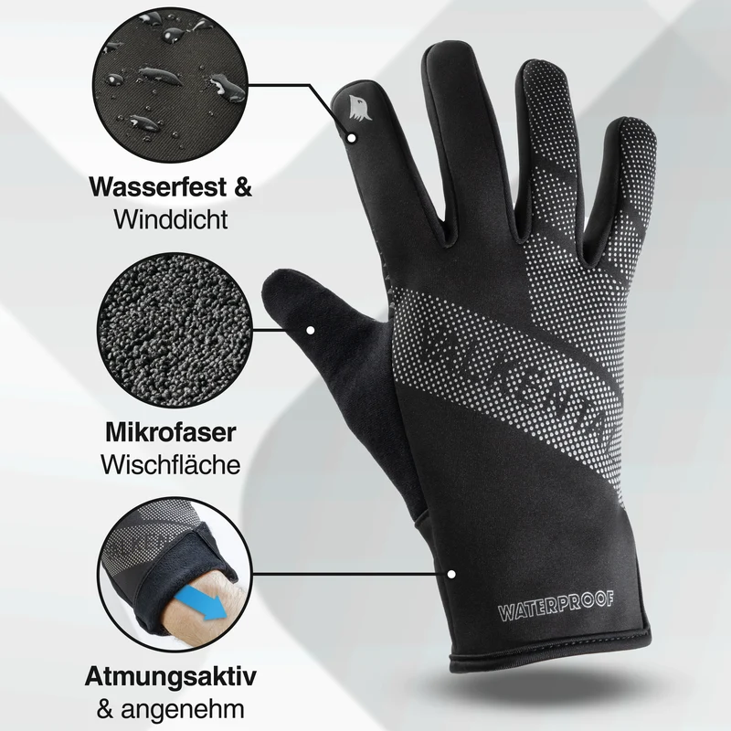 GloRider V2 Flex - Wasserfester Übergangshandschuh mit Grip
