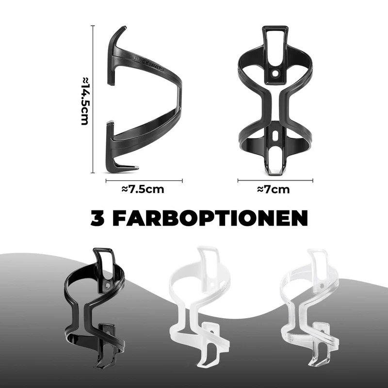 ROCKBROS Flaschenhalter Fahrrad 2er-pakket