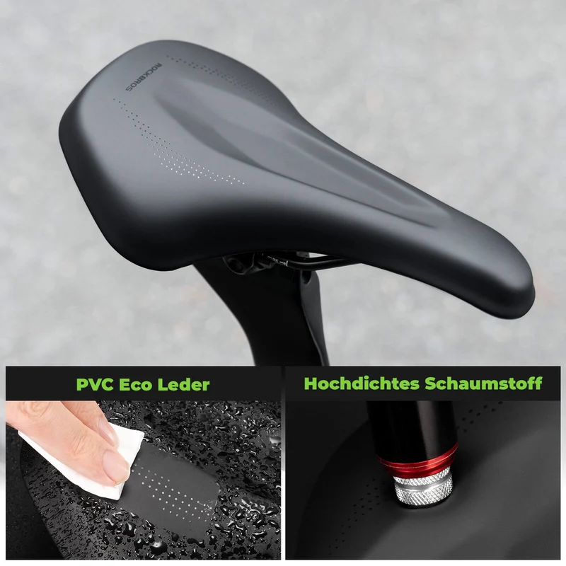 ROCKBROS Leichter Fahrradsattel mit Atmungsaktivität - Voor MTB, Rennrad, Gravelbike