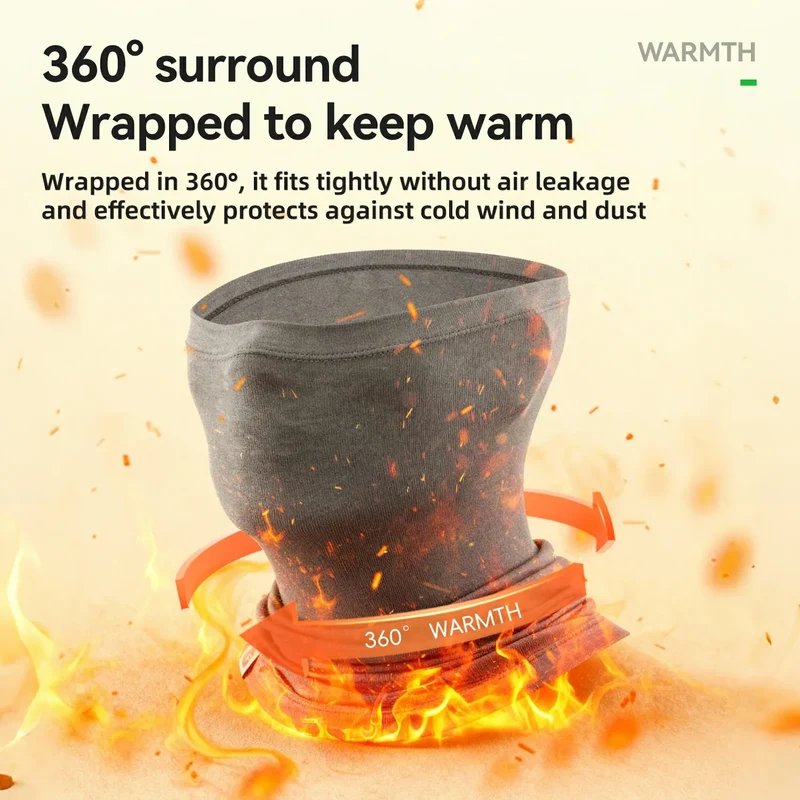 ROCKBROS Winter Thermo Halstuch uit Wolle Schlauchtuch