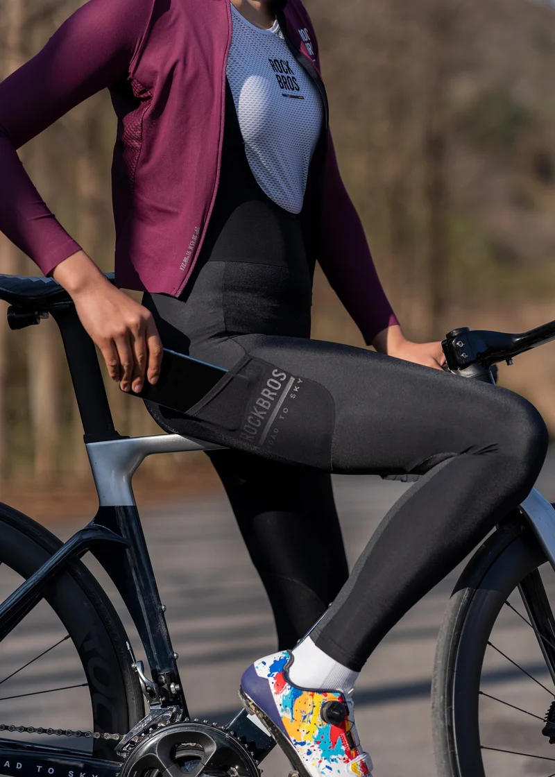 Road-to-Sky Damen-Radlerhose met Trägern
