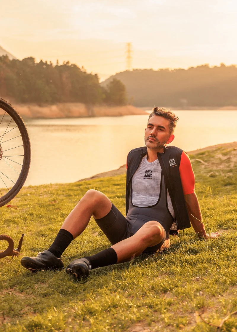 Road-to-Sky heren-radlerhose met Trägern