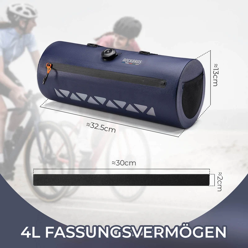 Road to Sky Fahrrad Lenkertasche Wasserdicht 4L