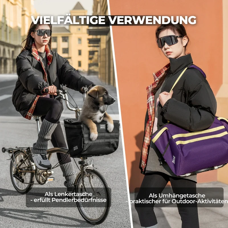 Fahrradlenkertasche voor Brompton Faltradkorbtasche Fronttasche 16L