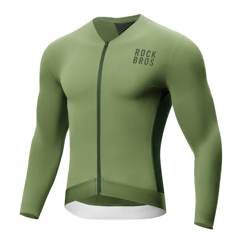 Fahrradtrikot Radtrikot Langarmheren, atmungsaktiv en schnelltrocknend, elastisches
