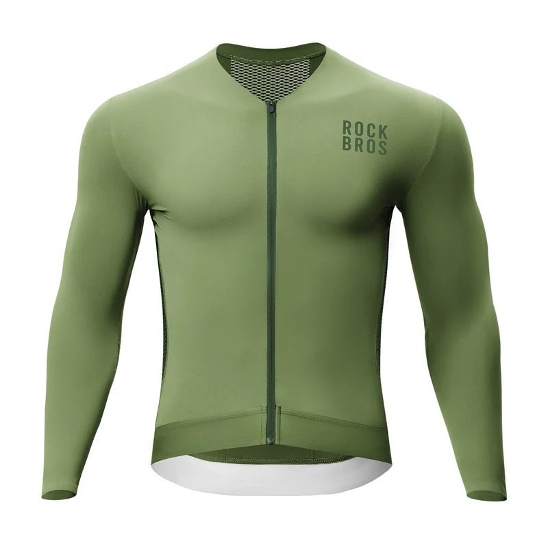 Fahrradtrikot Radtrikot Langarmheren, atmungsaktiv en schnelltrocknend, elastisches