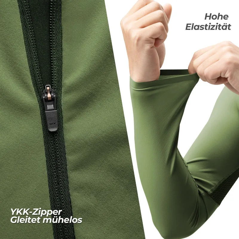 Fahrradtrikot Radtrikot Langarmheren, atmungsaktiv en schnelltrocknend, elastisches