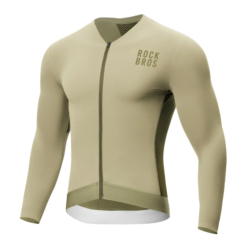 Fahrradtrikot Radtrikot Langarmheren, atmungsaktiv en schnelltrocknend, elastisches
