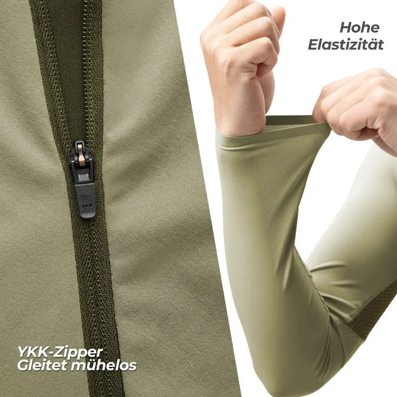 Fahrradtrikot Radtrikot Langarmheren, atmungsaktiv en schnelltrocknend, elastisches