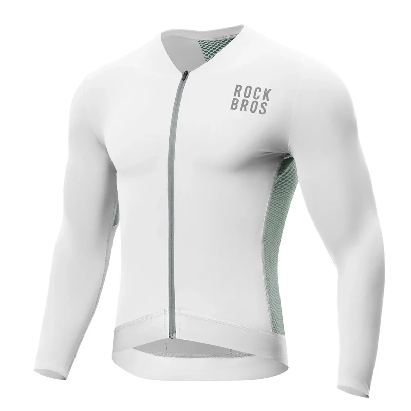 Fahrradtrikot Radtrikot Langarmheren, atmungsaktiv en schnelltrocknend, elastisches