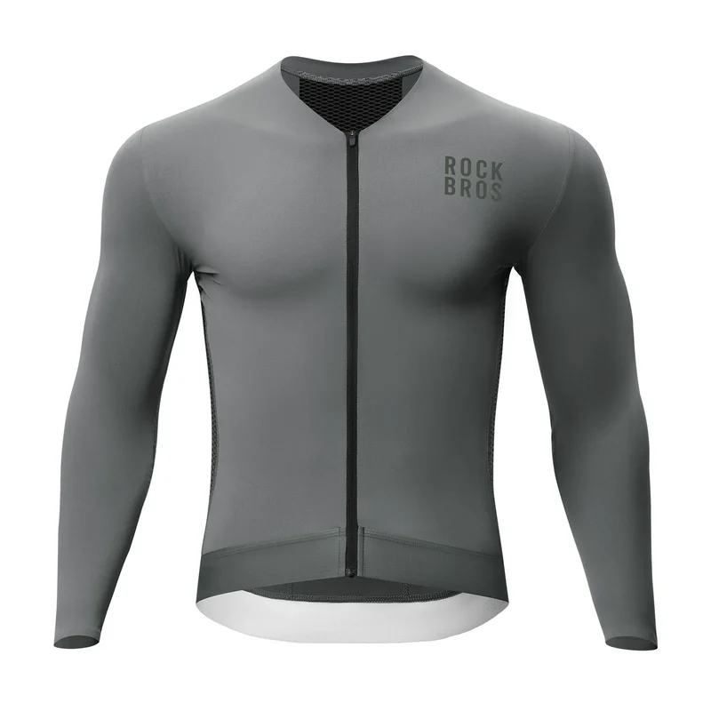 Fahrradtrikot Radtrikot Langarmheren, atmungsaktiv en schnelltrocknend, elastisches