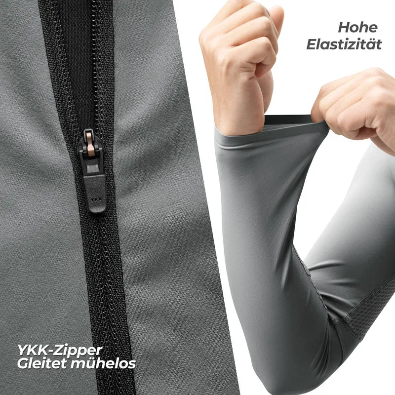 Fahrradtrikot Radtrikot Langarmheren, atmungsaktiv en schnelltrocknend, elastisches