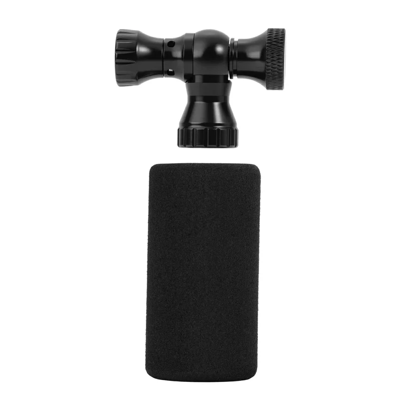 Mini Fahrradpumpe mit CO₂-Adapter - Tragbar, Presta & Schrader Compatibel, да 80 PSI
