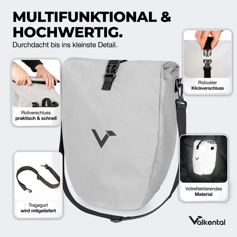 Bike Bag - große & wasserdichte Gepäckträgertasche