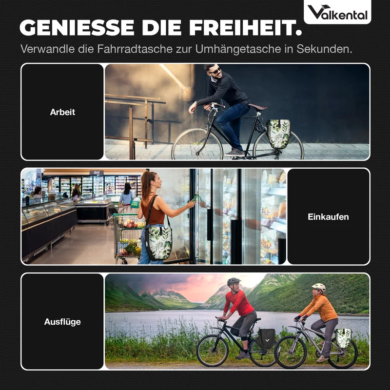Bike Bag - große & wasserdichte Gepäckträgertasche