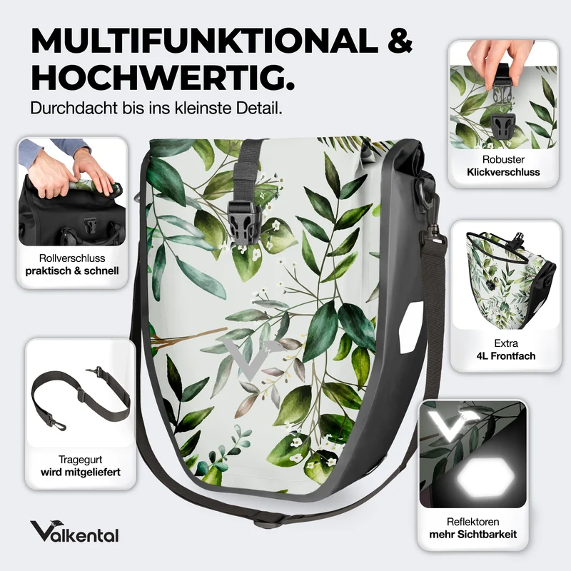 Bike Bag - große & wasserdichte Gepäckträgertasche