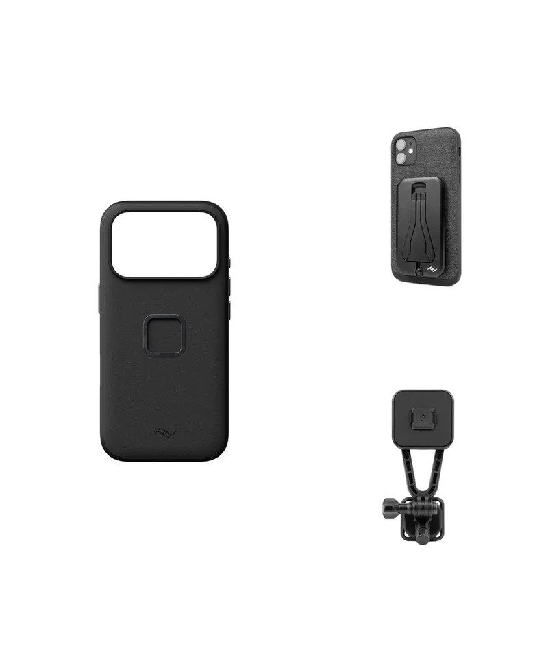 SlimLink Case for iPhone 18 Pro + Bundle 2 | Black Leather