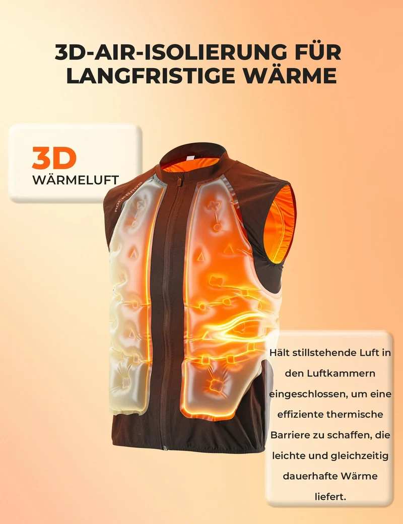 Leichtes Thermo-Fahrradweste met 3D-Air-Layer-Isolierung – MJ013