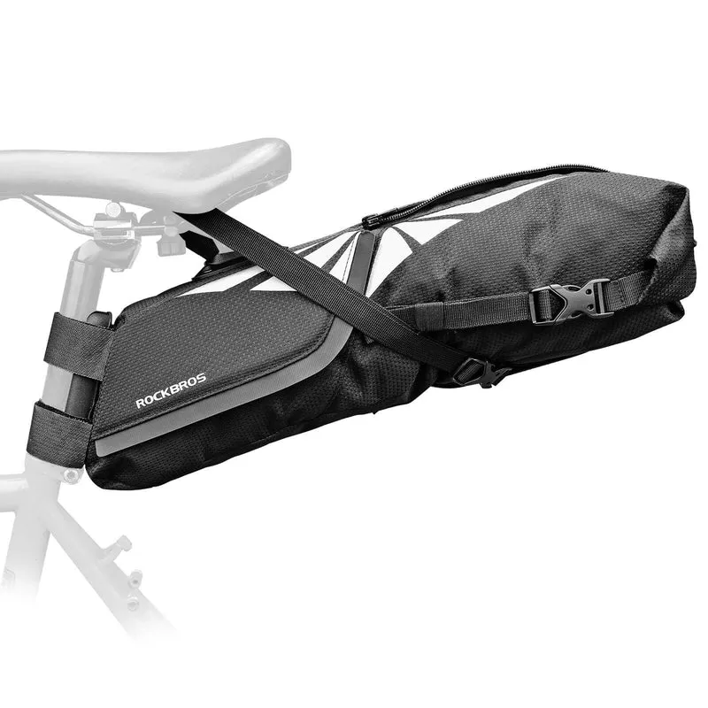 Fahrrad Satteltasche 100% Wasserdicht 8L met Reflektoren