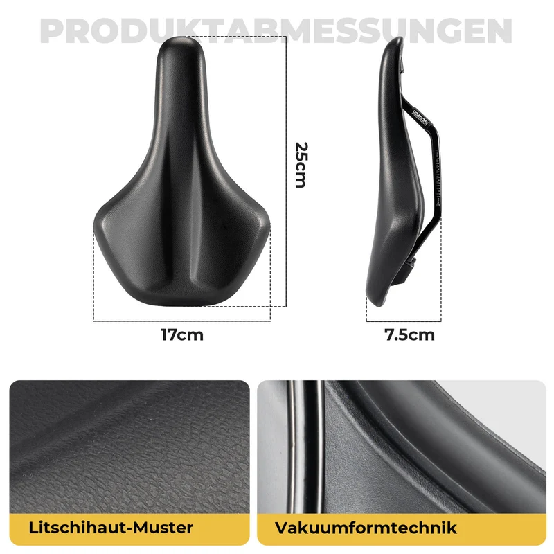Fahrradsattel Ergonomisch, Komfortabel Atmungsaktiv