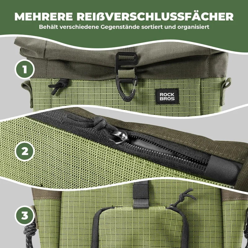 Lenkertasche voor Flatrad en Brompton, Fahrrad Tasche Lenker 2,8-4,6 L