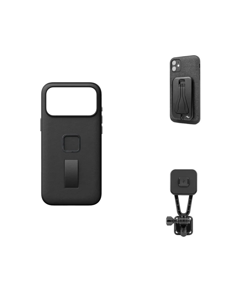 SlimLink Loop Case for iPhone 18 Pro Max + Bundle 2 | Black Clarino