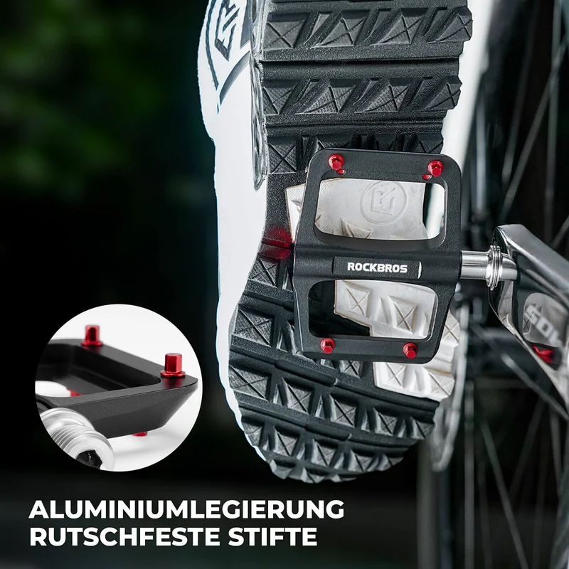 MTB & Rennrad Pedale – 171 г/Паар, Ultraleicht Magnesium-Flachpedale