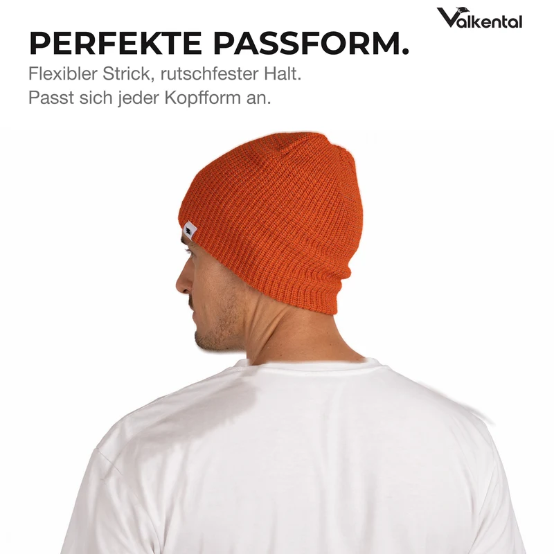 Reflective Beanie - Strickmütze mit reflektierendem Garn