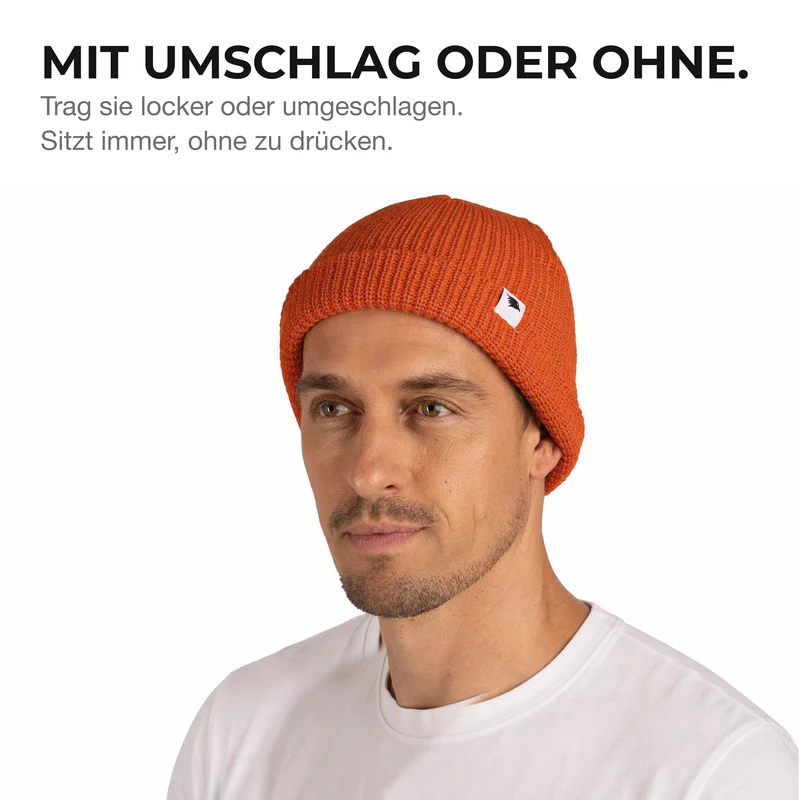 Reflective Beanie - Strickmütze mit reflektierendem Garn