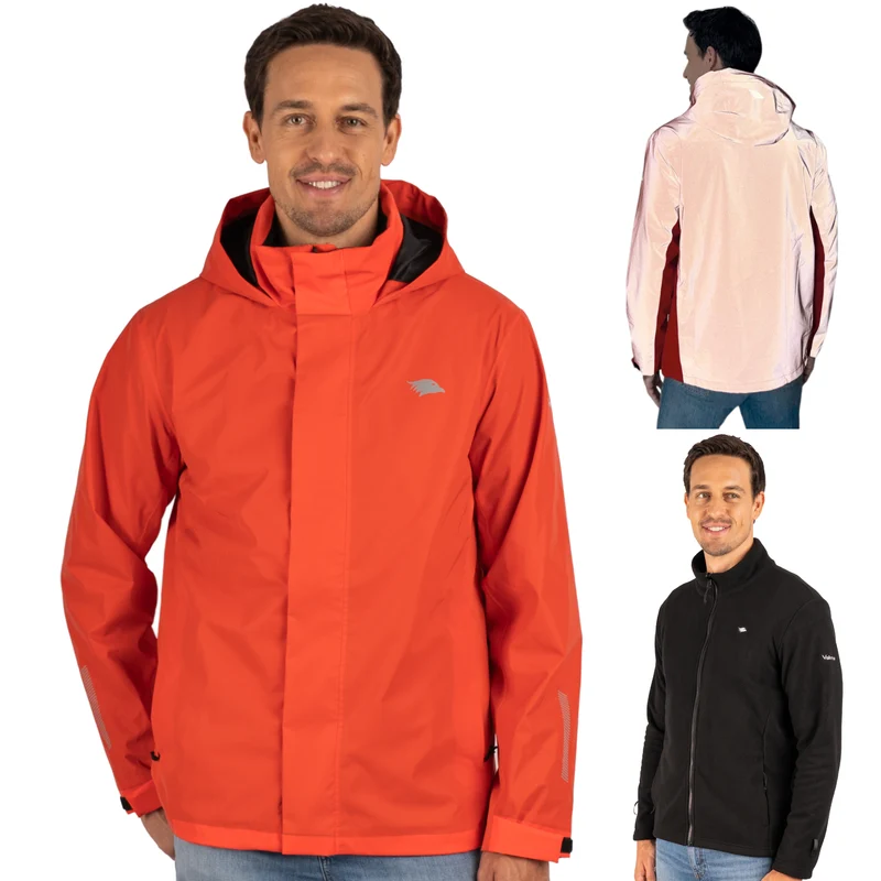 3in1 Smart Jacket - 100% reflektierend & wasserdicht